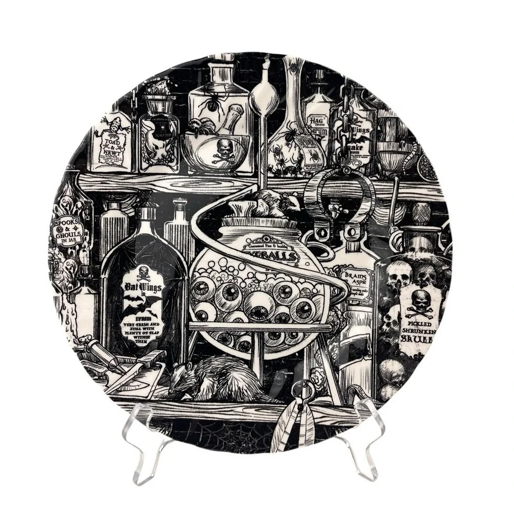 Royal Wessex Halloween Potions Eyeball Dinner Plate 10